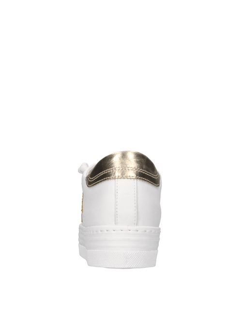 Sneakers in pelle e glitter TWO STARS | 2SB3271 074BIANCO-ORO